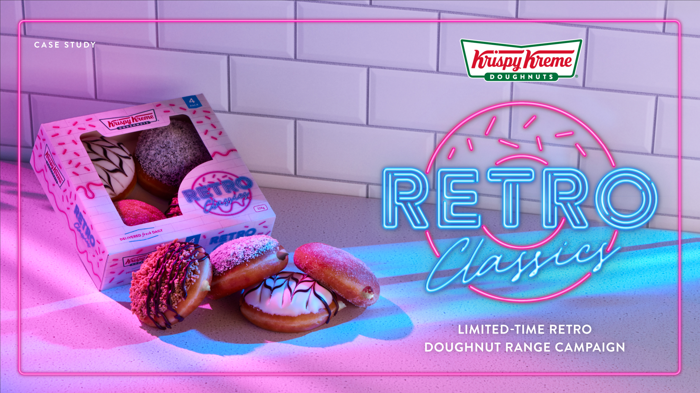 Krispy Kreme Retro Classics Campaign Collateral